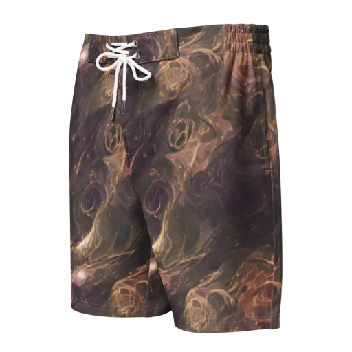 Bronze Vortex on a Men's Board Shorts