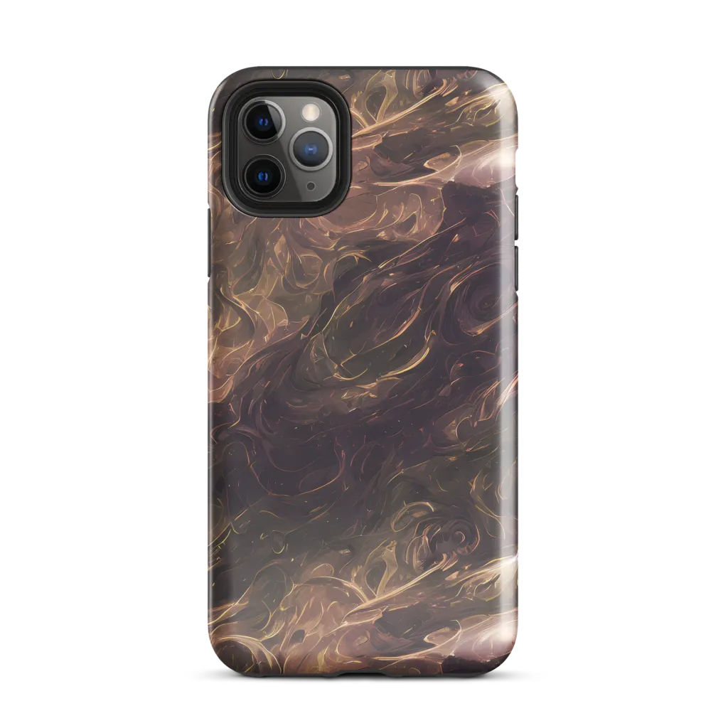 Bronze Vortex on Tough Case for iPhone® — Front