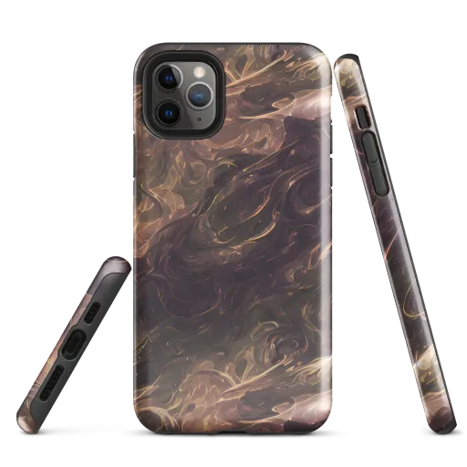 Bronze Vortex on a Tough Case for iPhone®