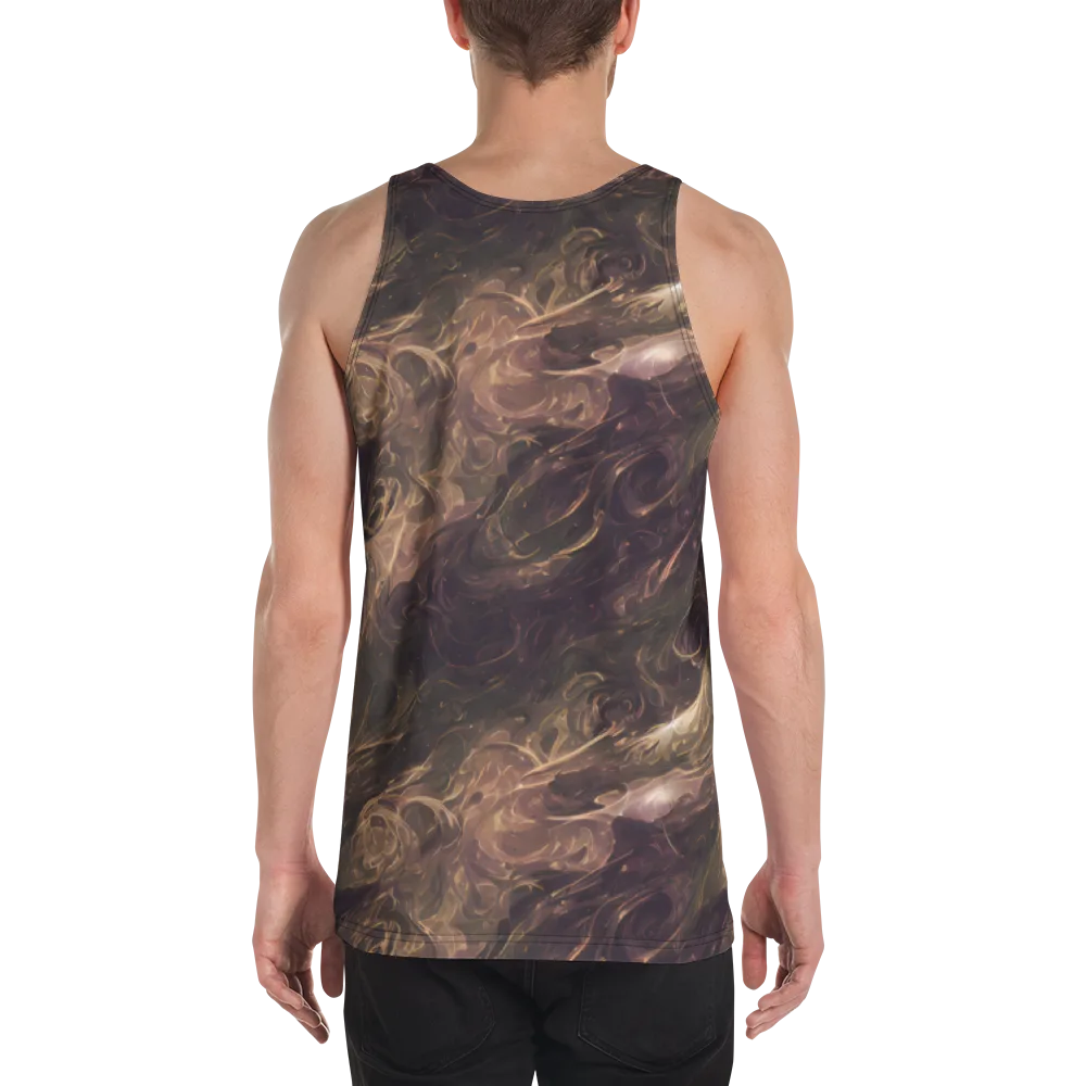 Bronze Vortex on Men's Tank Top — Back