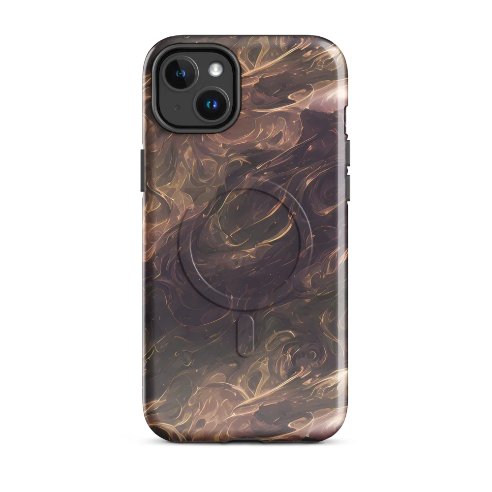 Bronze Vortex on MagSafe Tough Case for iPhone® — Front