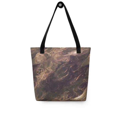 Bronze Vortex on a Tote Bag