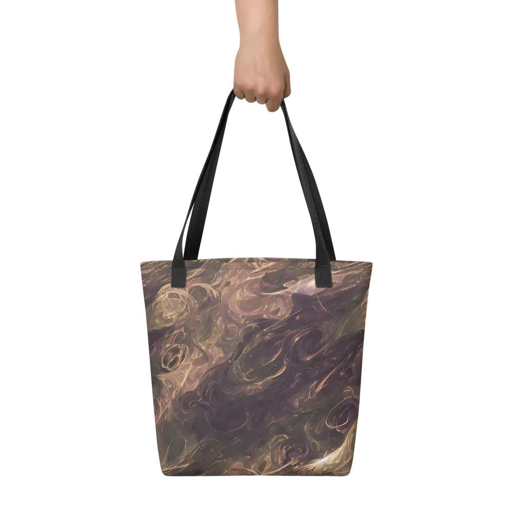 Bronze Vortex on Tote Bag — Front