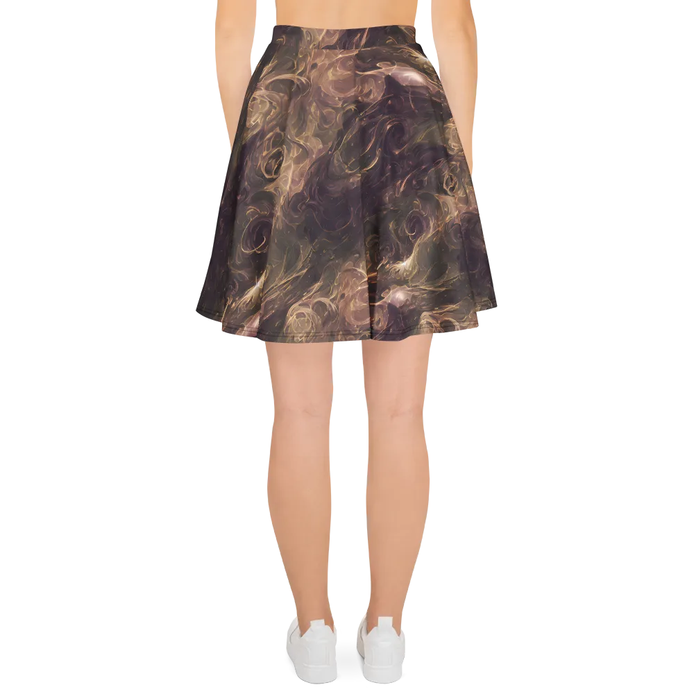 Bronze Vortex on Skater Skirt — Back
