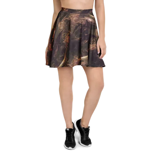 Bronze Vortex on a Skater Skirt