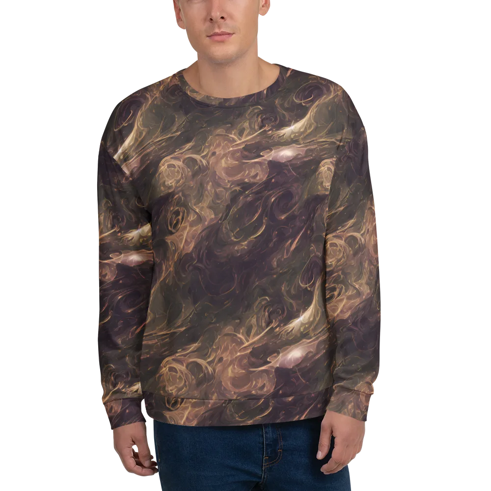 Bronze Vortex on Sweatshirt — Front