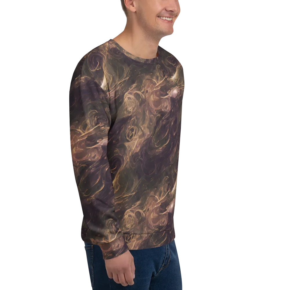 Bronze Vortex on Sweatshirt — Right Front