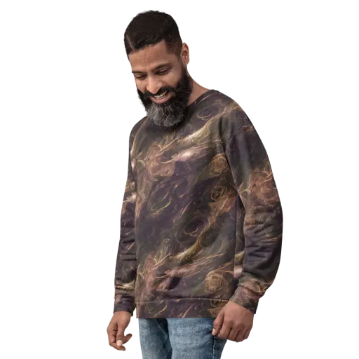 Bronze Vortex on a Sweatshirt