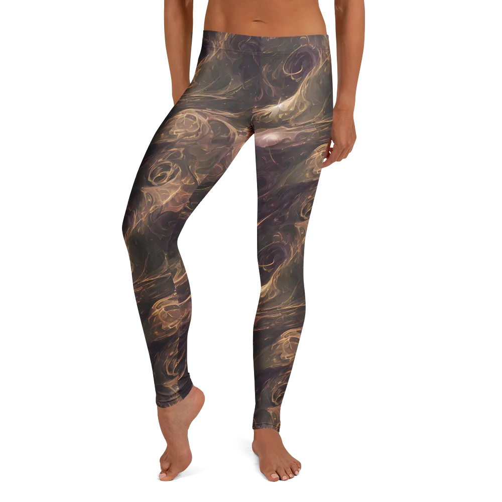 Bronze Vortex on Leggings — Front