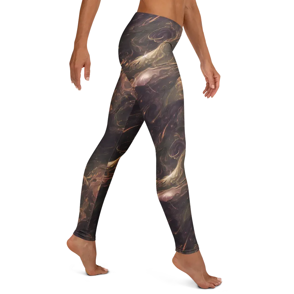 Bronze Vortex on Leggings — Right