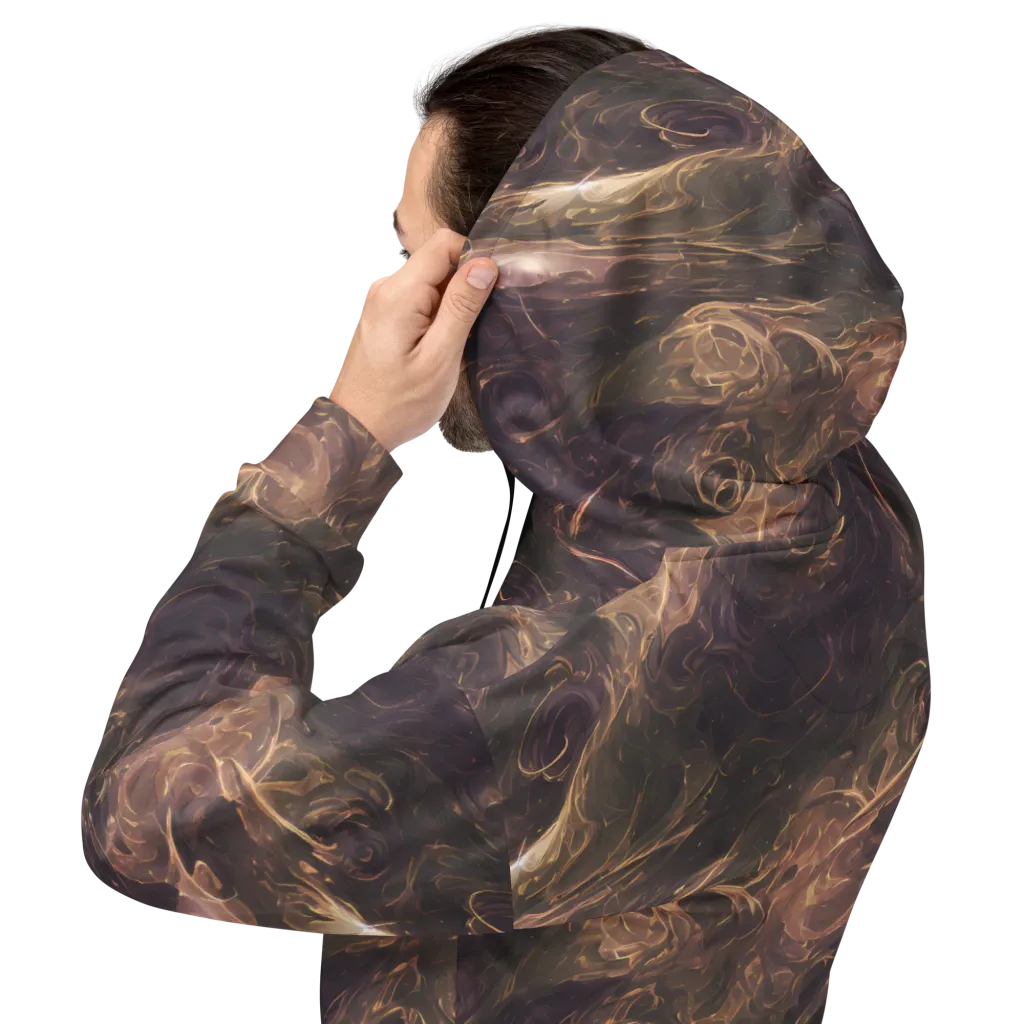 Bronze Vortex on Hoodie — Back