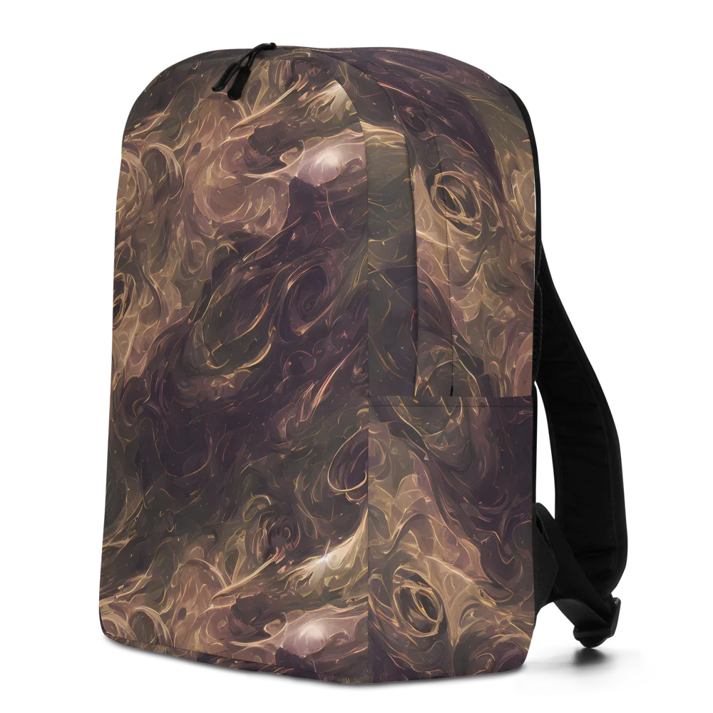 Bronze Vortex on Minimalist Backpack — Left