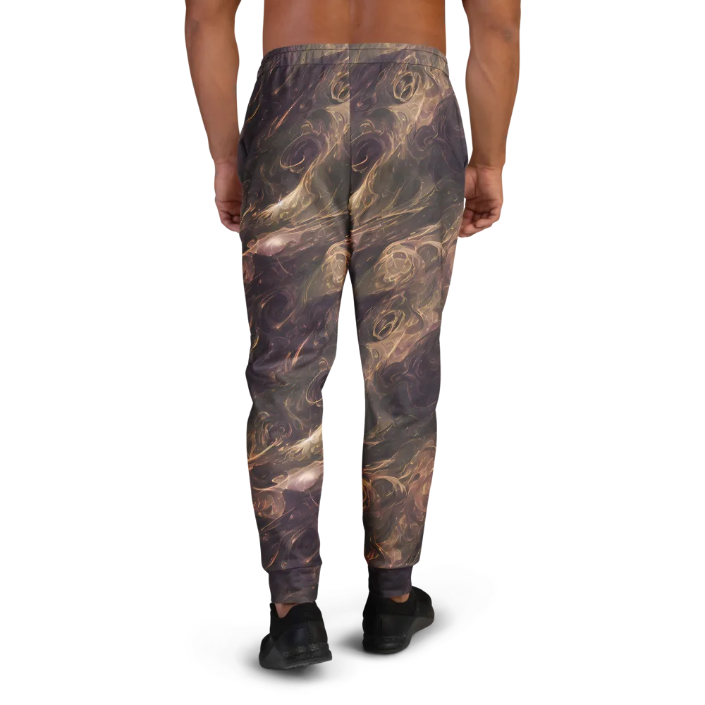 Bronze Vortex on Men's Joggers — Back