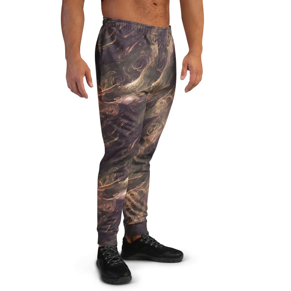 Bronze Vortex on Men's Joggers — Right