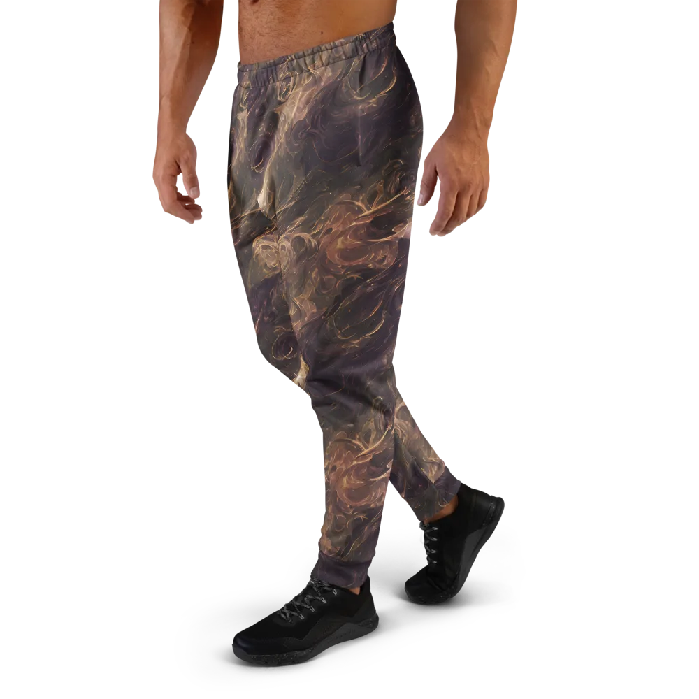 Bronze Vortex on Men's Joggers — Left