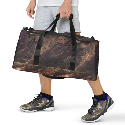 Bronze Vortex on a Duffle Bag