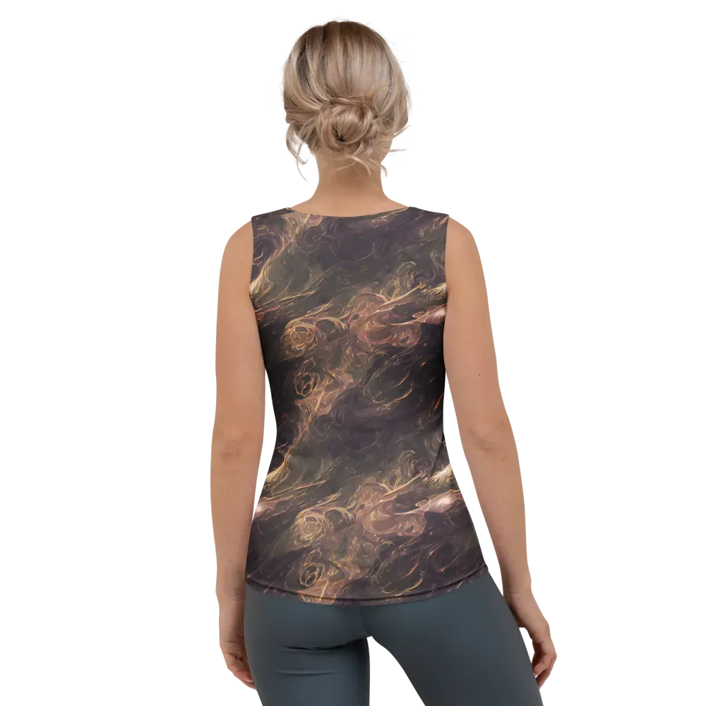 Bronze Vortex on Women's Tank Top — Back