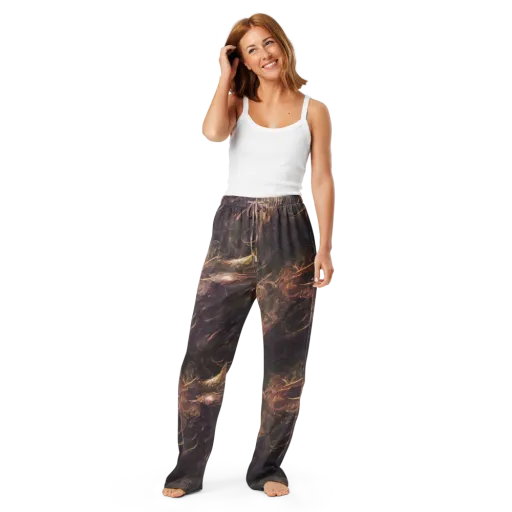 Bronze Vortex on a Women's Pajama Pants