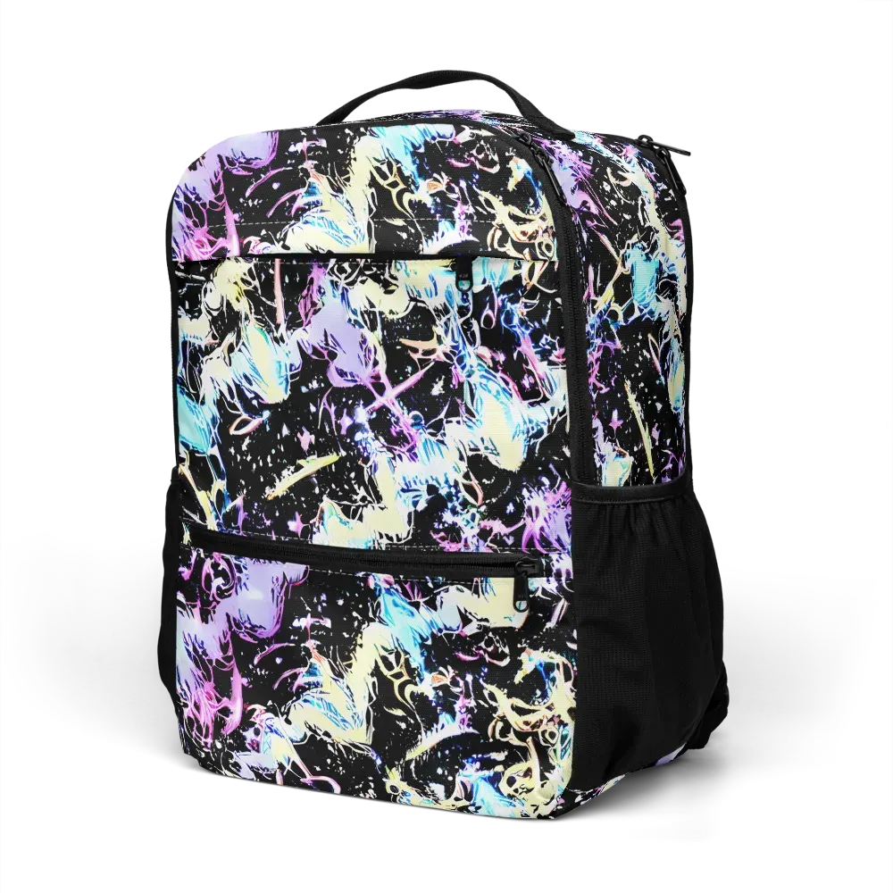 Midnight Botanica on Utility Backpack — Left Front