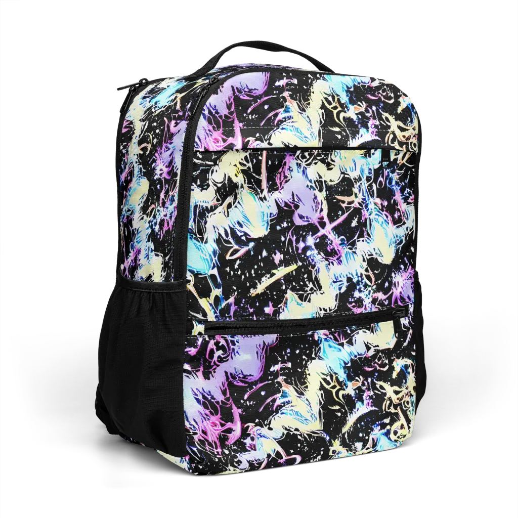 Midnight Botanica on Utility Backpack — Right Front