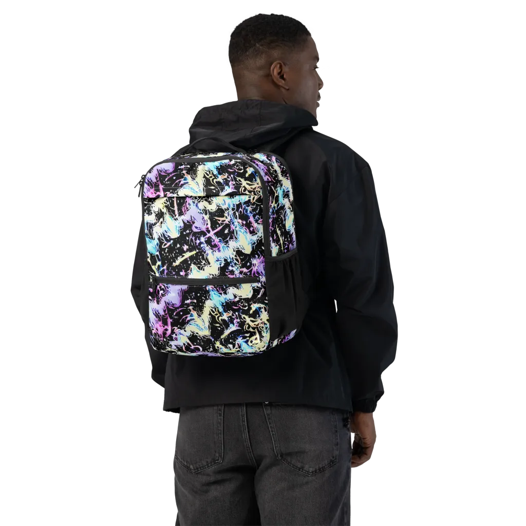 Midnight Botanica on Utility Backpack — Back