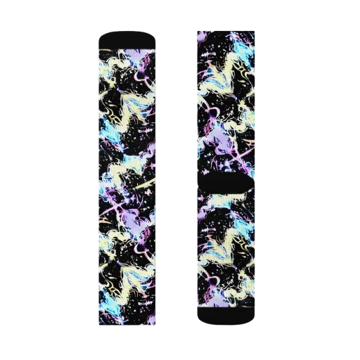 Midnight Botanica on a Socks