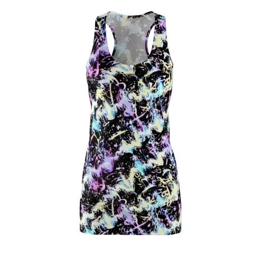 Midnight Botanica on a Racerback Dress