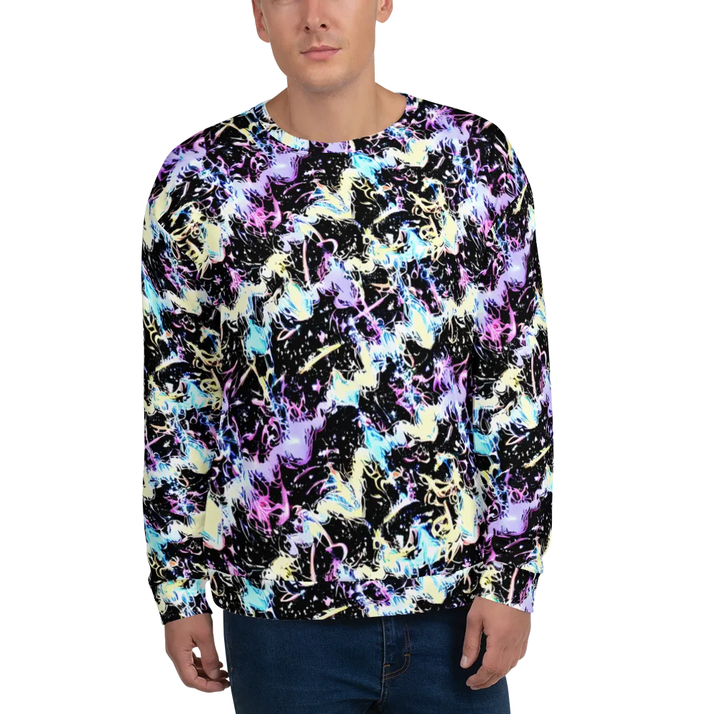 Midnight Botanica on Sweatshirt — Front
