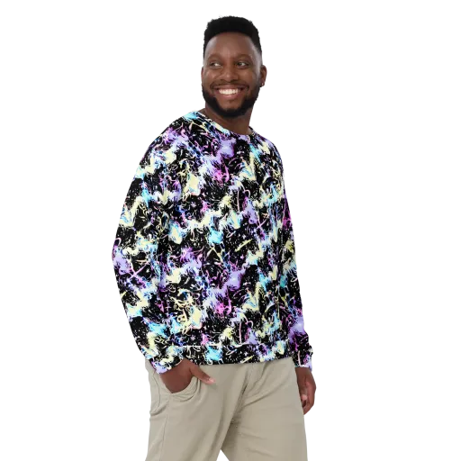 Midnight Botanica on a Sweatshirt