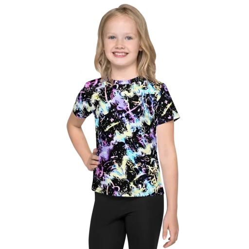 Midnight Botanica on a Kids Crew Neck T-Shirt