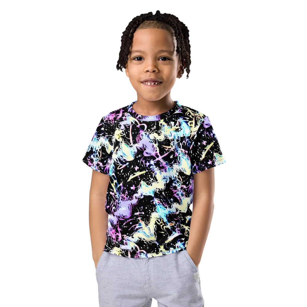 Midnight Botanica on Kids Crew Neck T-Shirt — Front