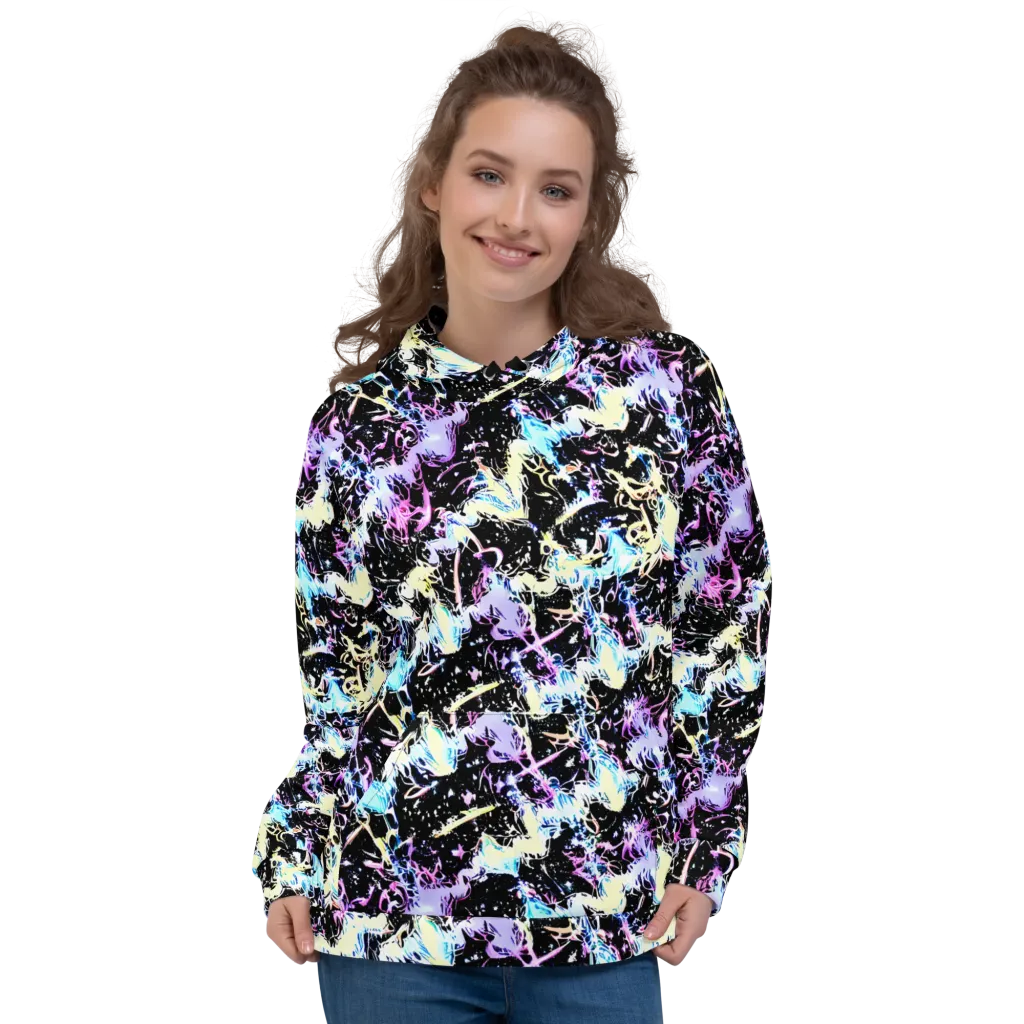 Midnight Botanica on Hoodie — Front