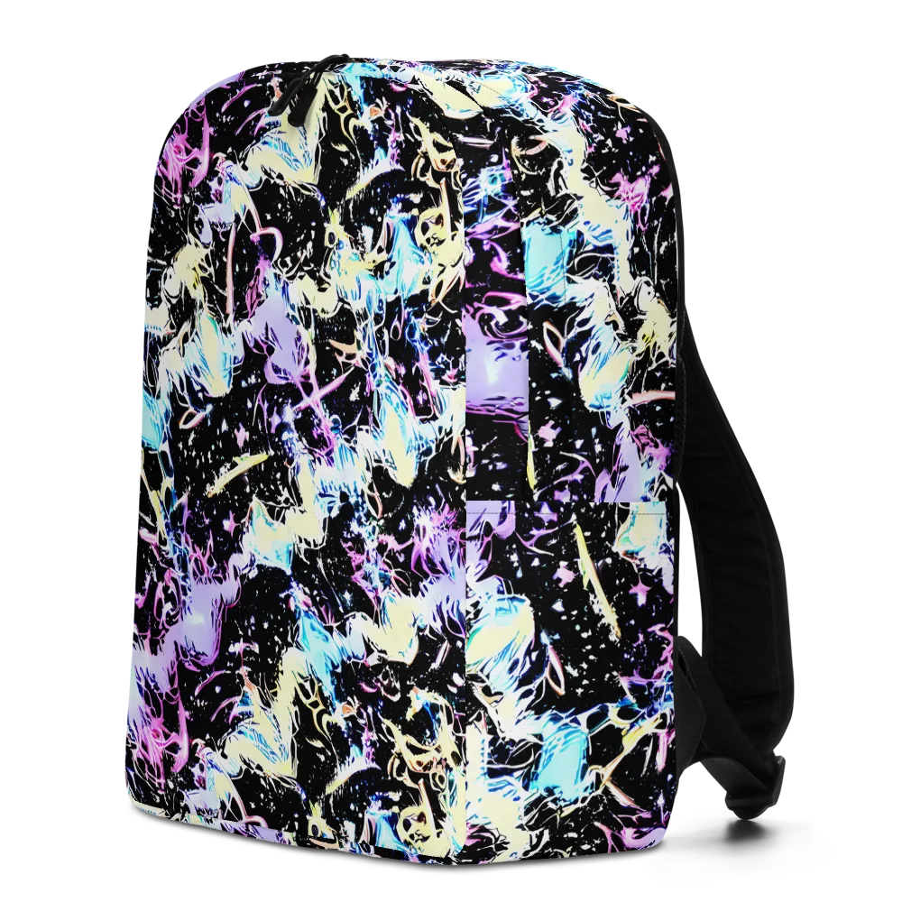 Midnight Botanica on Minimalist Backpack — Left