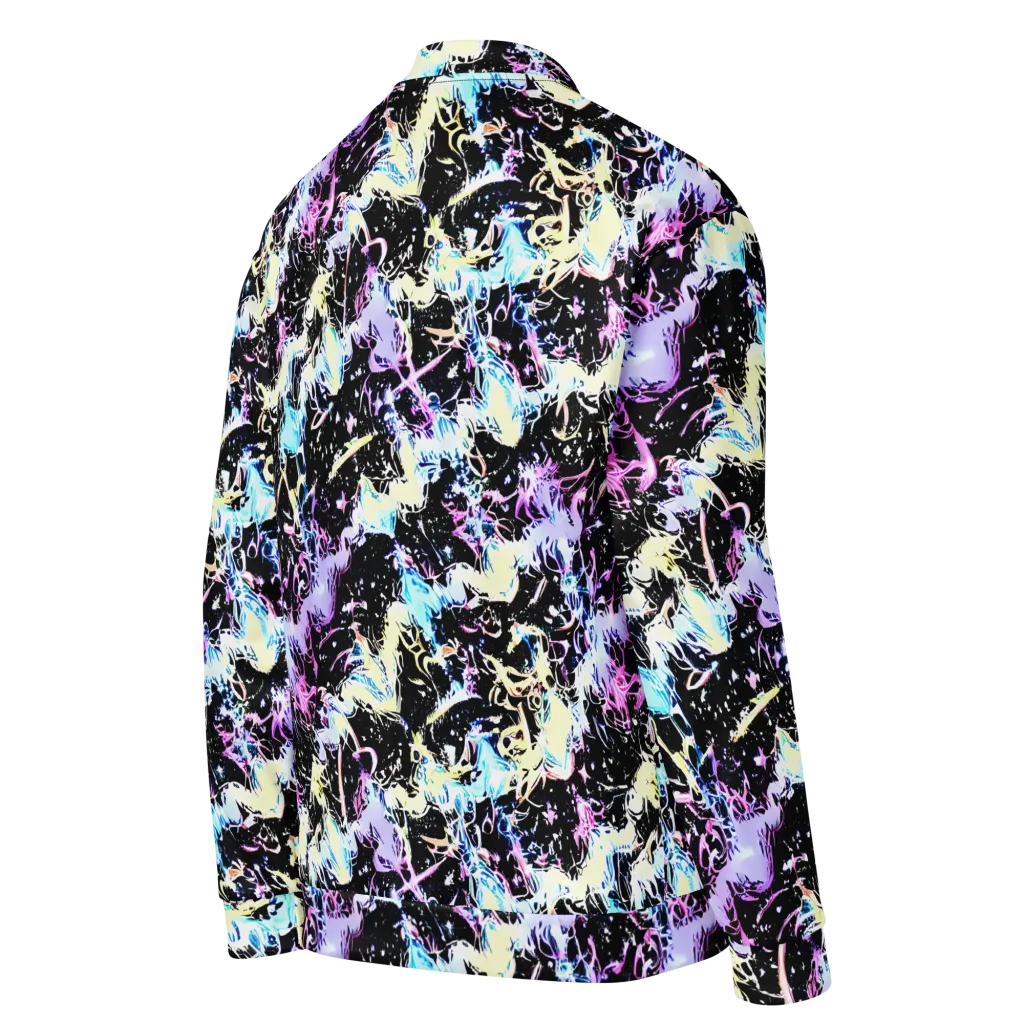 Midnight Botanica on Bomber Jacket — Right Back
