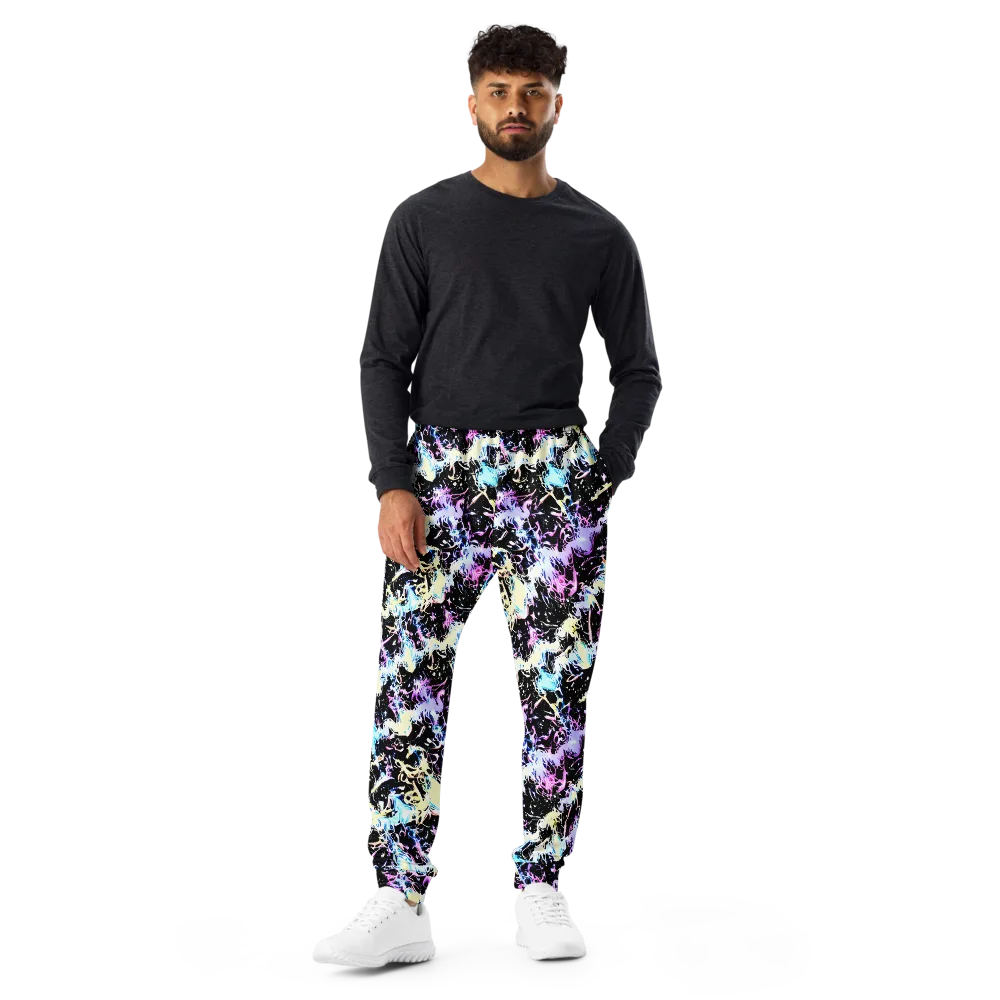 Midnight Botanica on Men's Joggers — Front