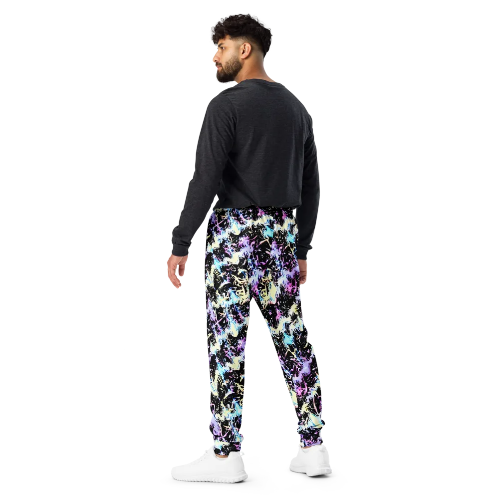 Midnight Botanica on Men's Joggers — Back