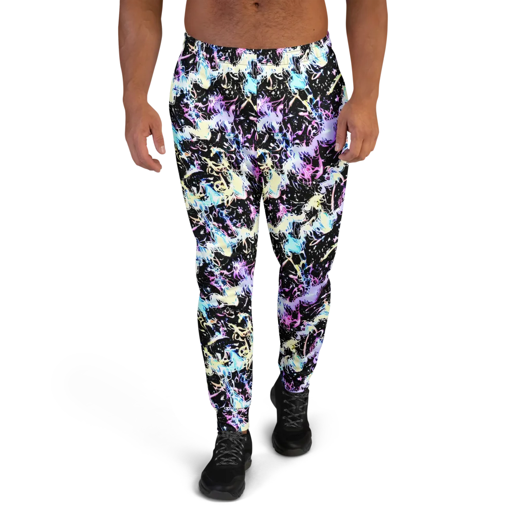 Midnight Botanica on Men's Joggers — Front
