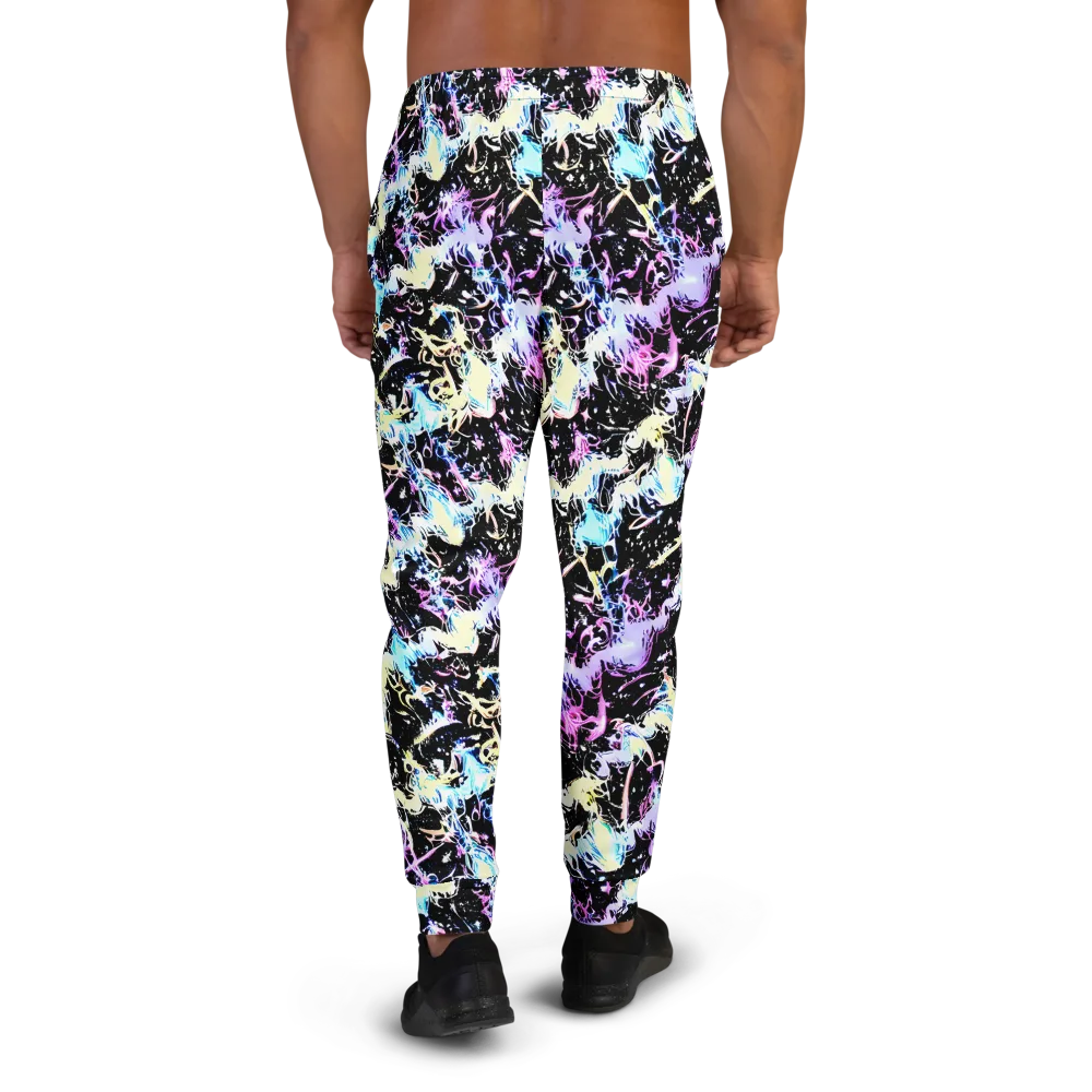 Midnight Botanica on Men's Joggers — Back