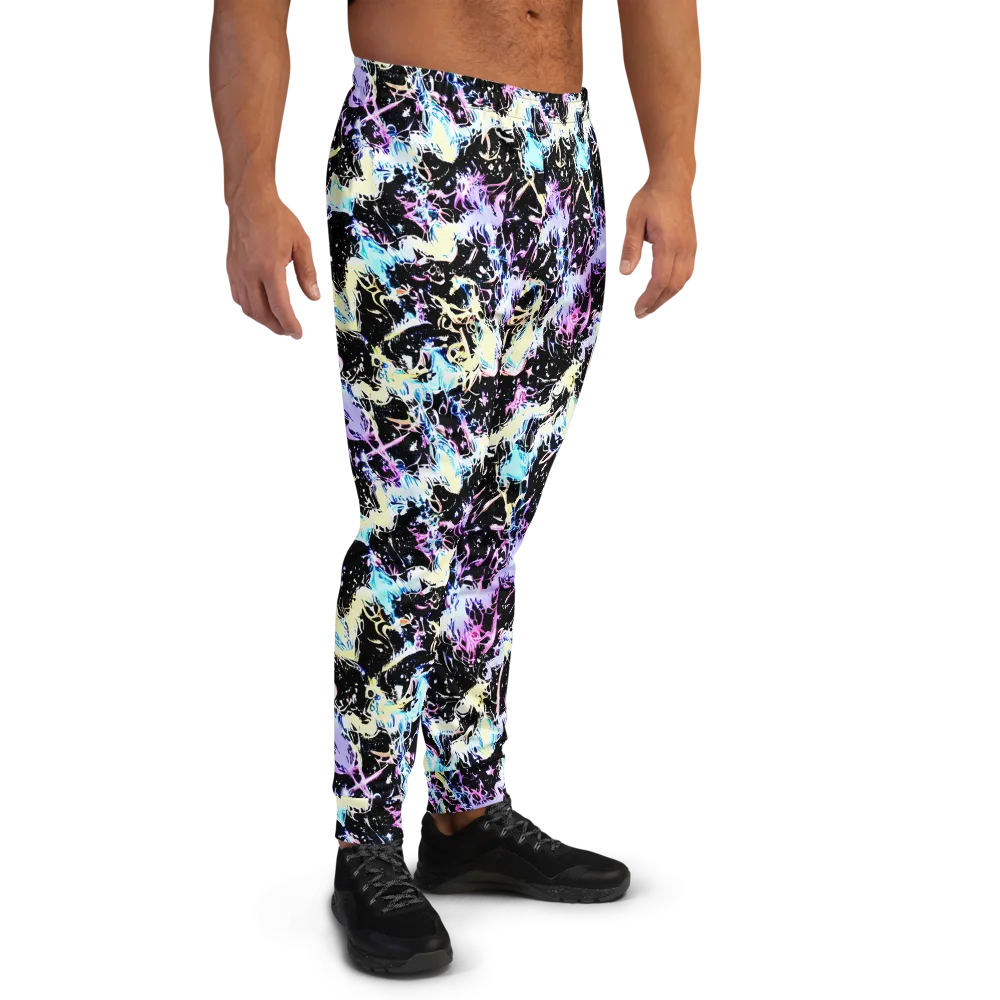 Midnight Botanica on Men's Joggers — Right