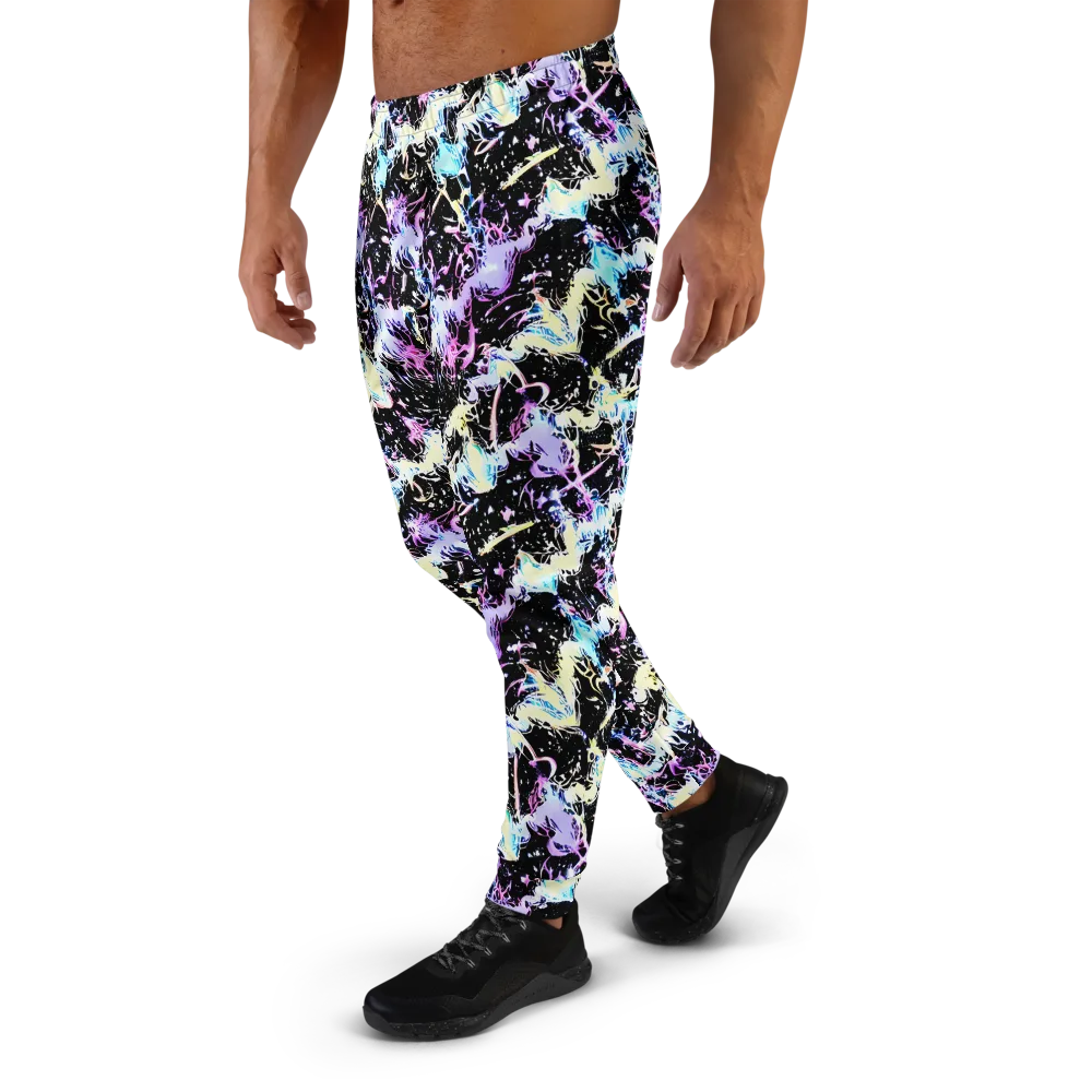 Midnight Botanica on Men's Joggers — Left