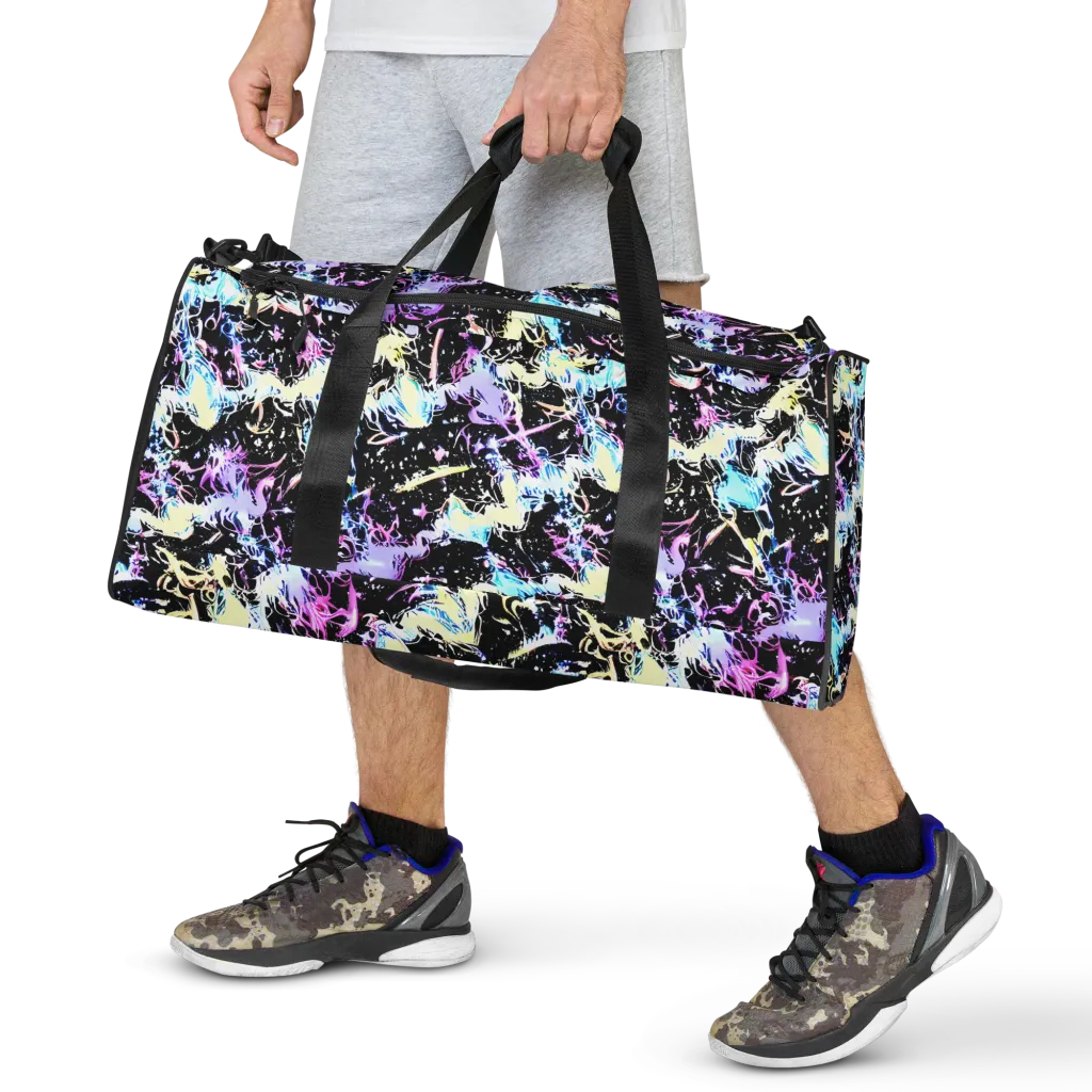 Midnight Botanica on Duffle Bag — Front
