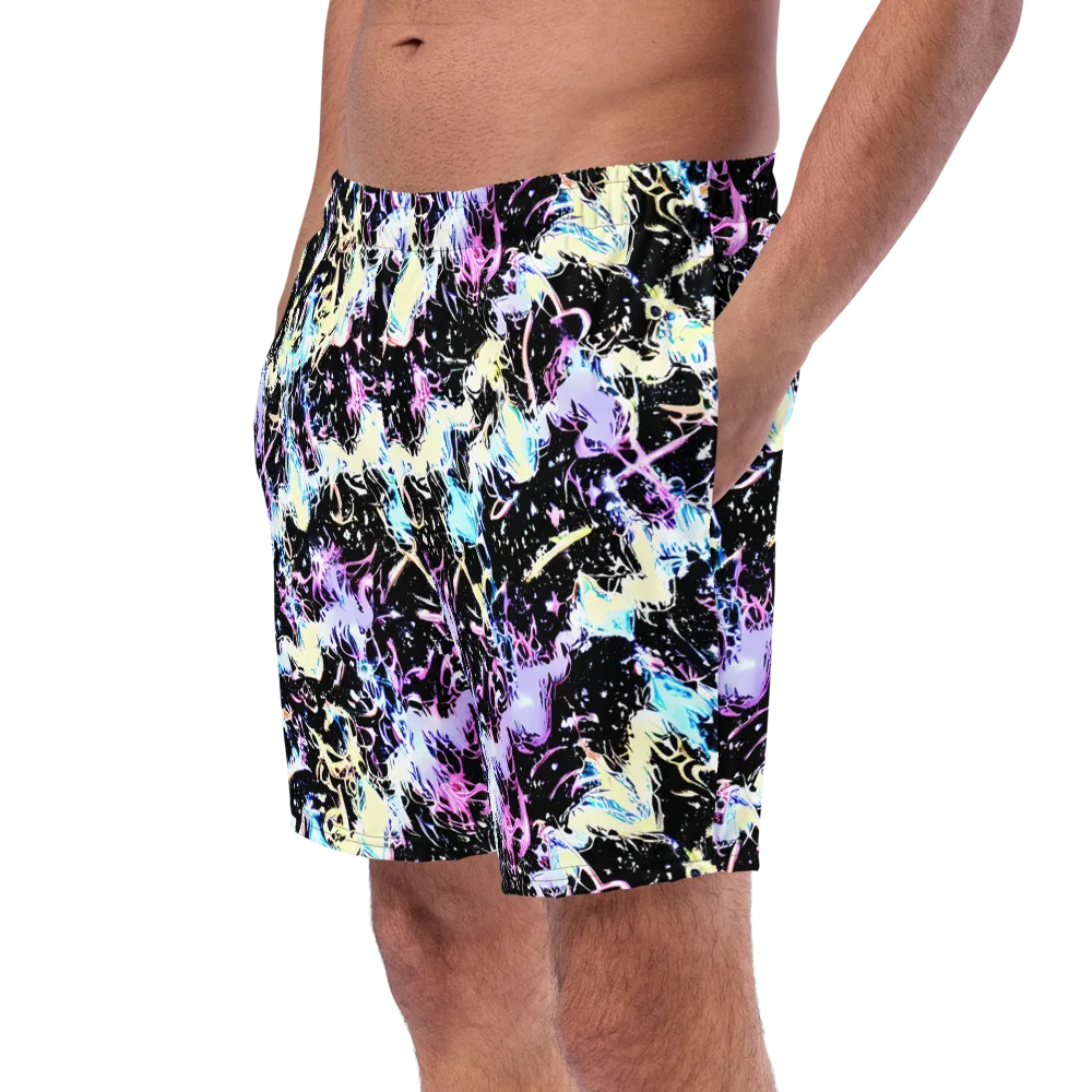 Midnight Botanica on Swim Trunks — Left Front