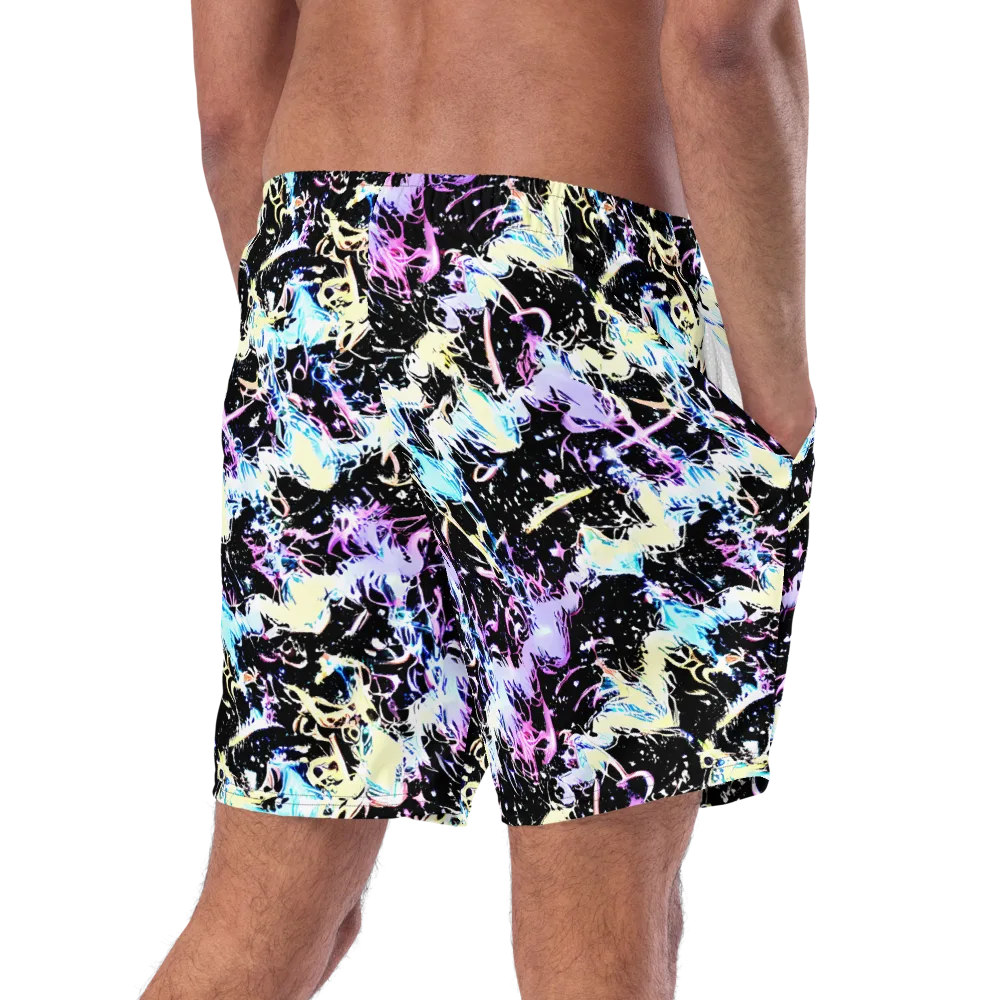 Midnight Botanica on Swim Trunks — Right Back
