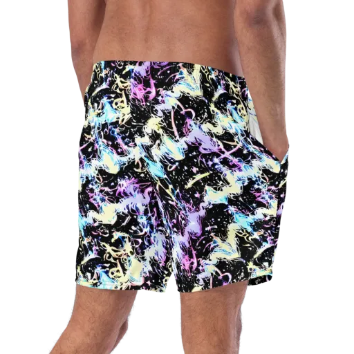 Midnight Botanica on a Swim Trunks
