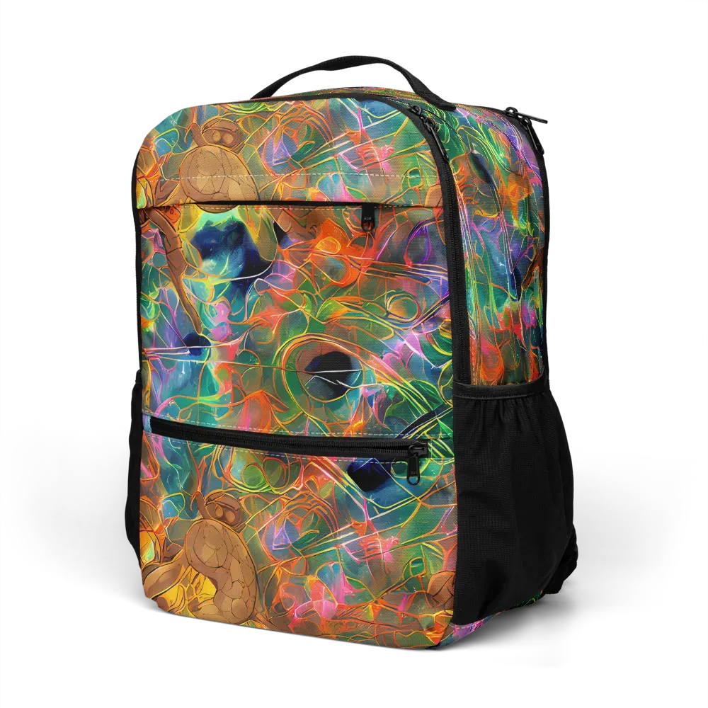 Molten Verdure on Utility Backpack — Left Front
