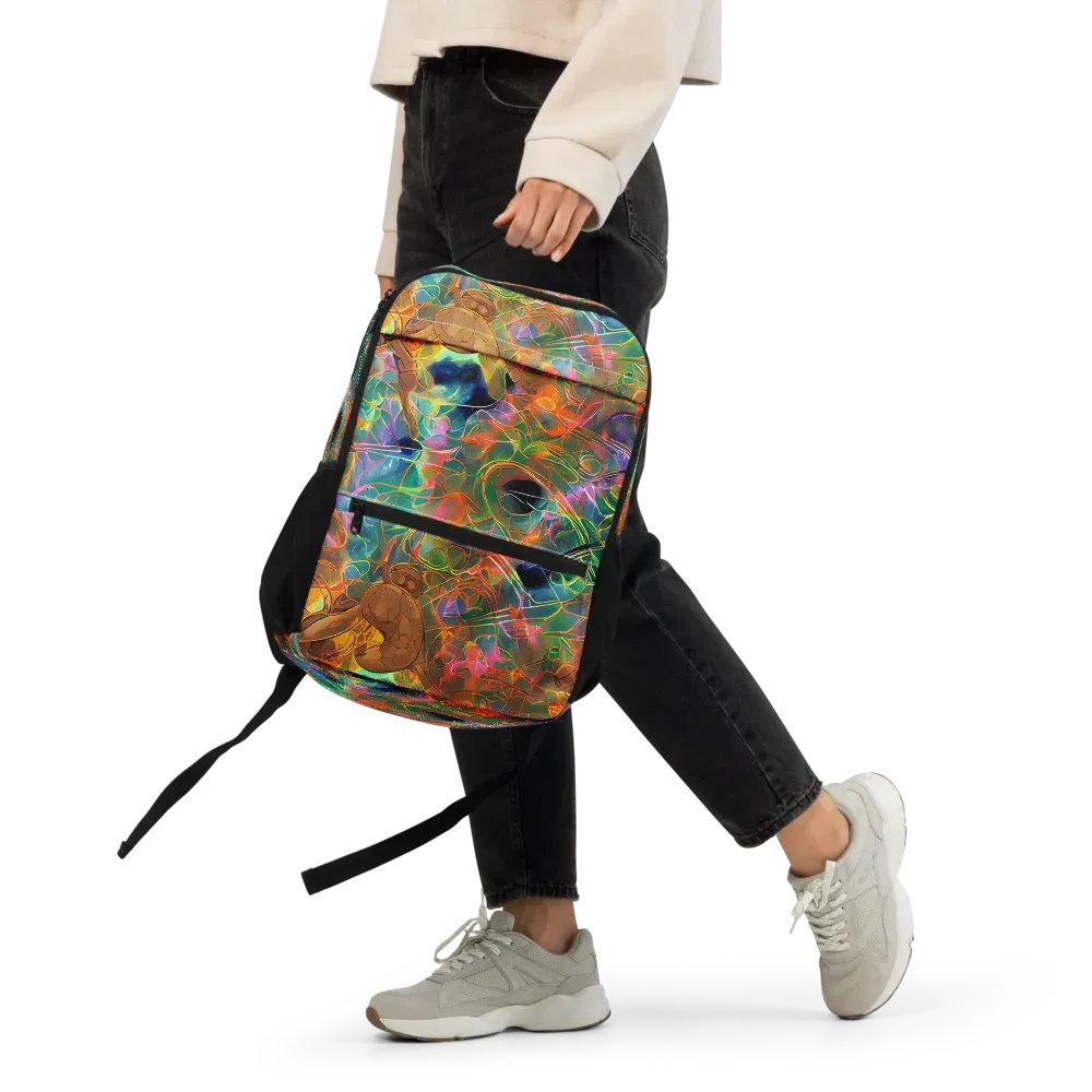 Molten Verdure on Utility Backpack — Front