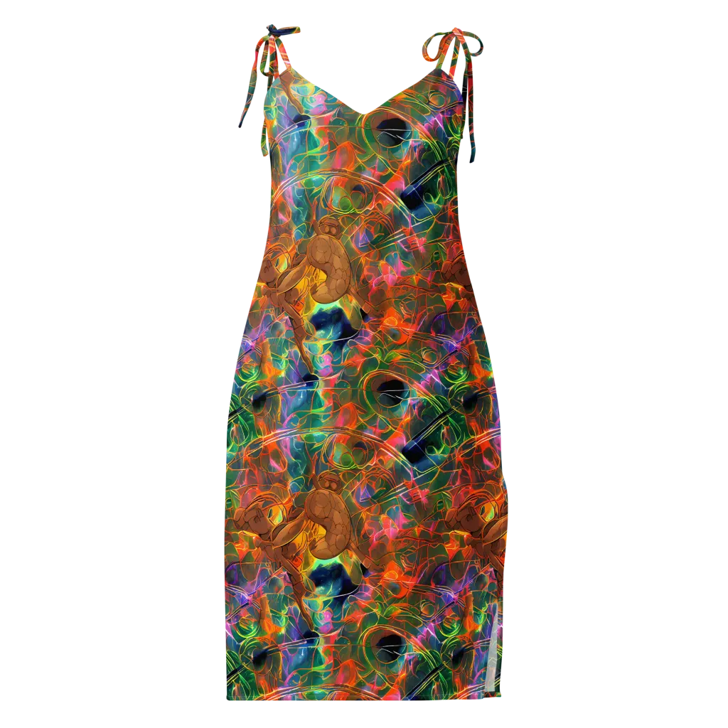 Molten Verdure on Slip Dress — Front