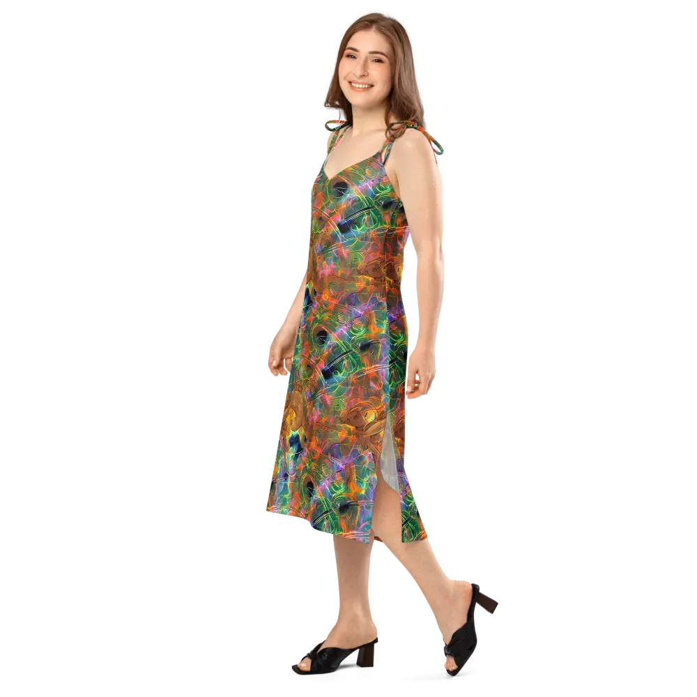 Molten Verdure on Slip Dress — Left Front