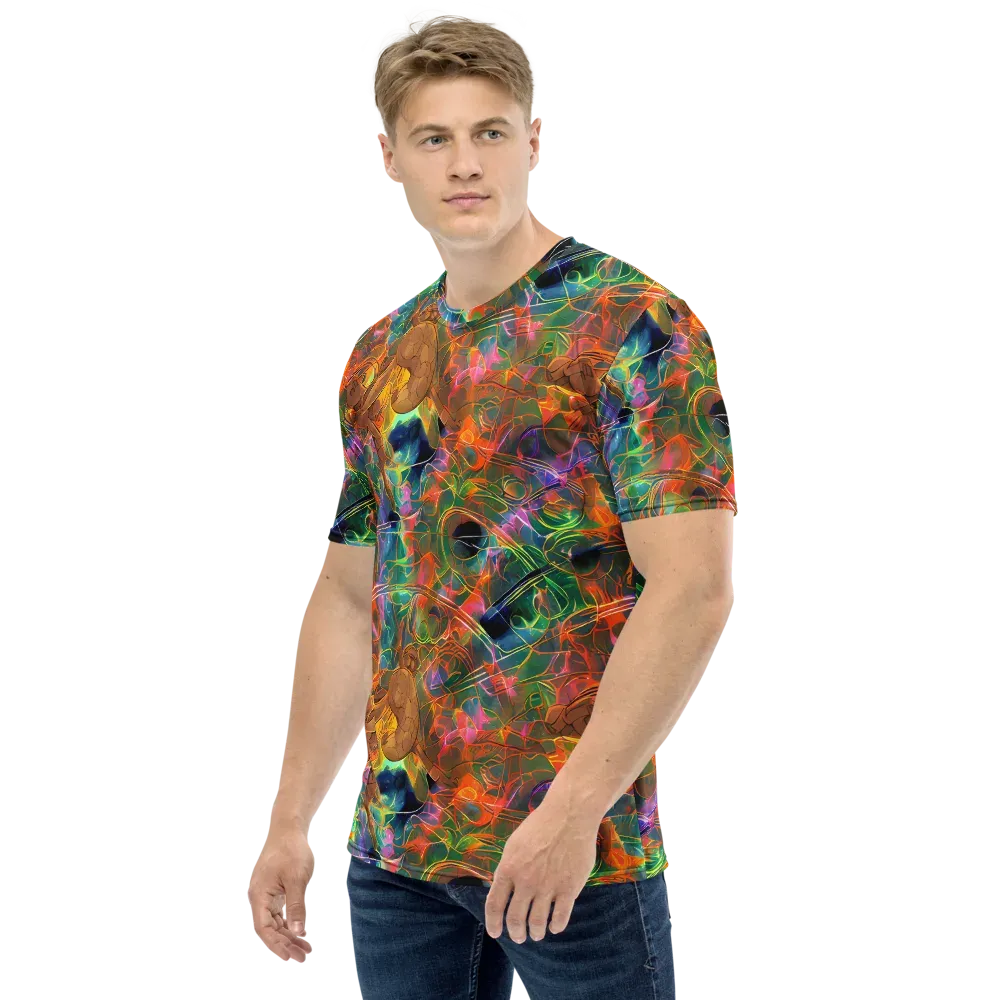 Molten Verdure on Men's Crew Neck T-Shirt — Left
