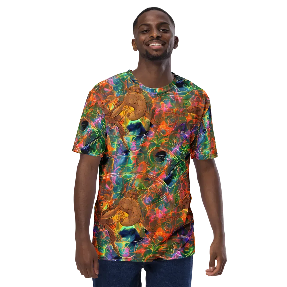 Molten Verdure on Men's Crew Neck T-Shirt — Front